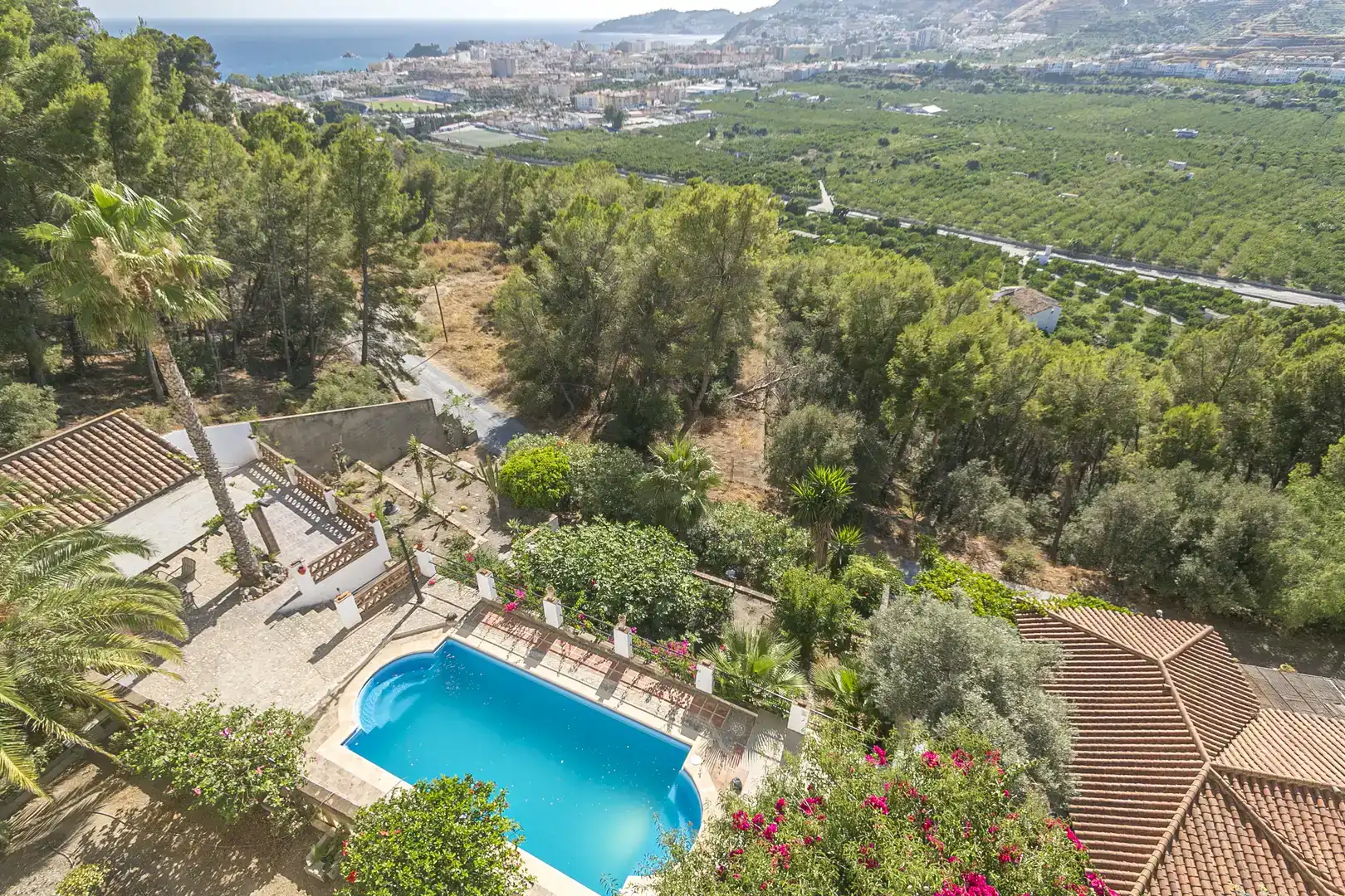 Jardín de Casa o chalet en venta en Almuñécar con Aire acondicionado y Piscina