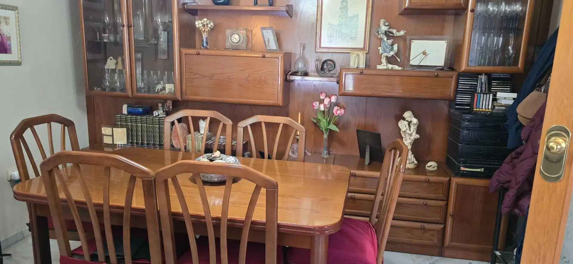 Menjador de Casa adosada en venda en Málaga amb Aire condicionat, Calefacció i Jardí privat