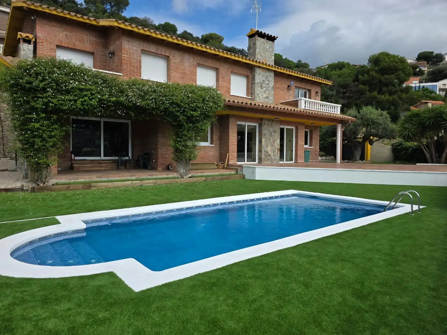 Piscina de Casa o xalet de lloguer en Sant Fost de Campsentelles amb Terrassa, Piscina i Balcó
