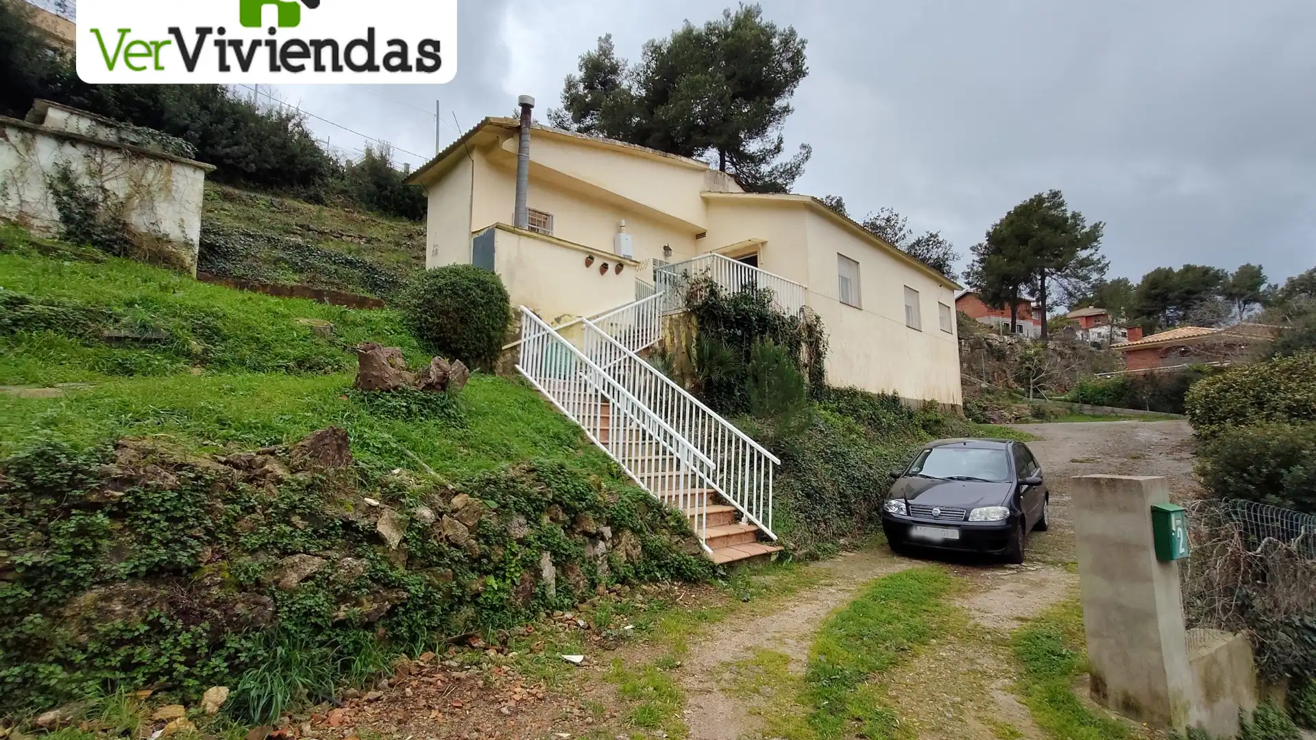Vista exterior de Casa o chalet en venta en Vallirana con Calefacción, Jardín privado y Terraza