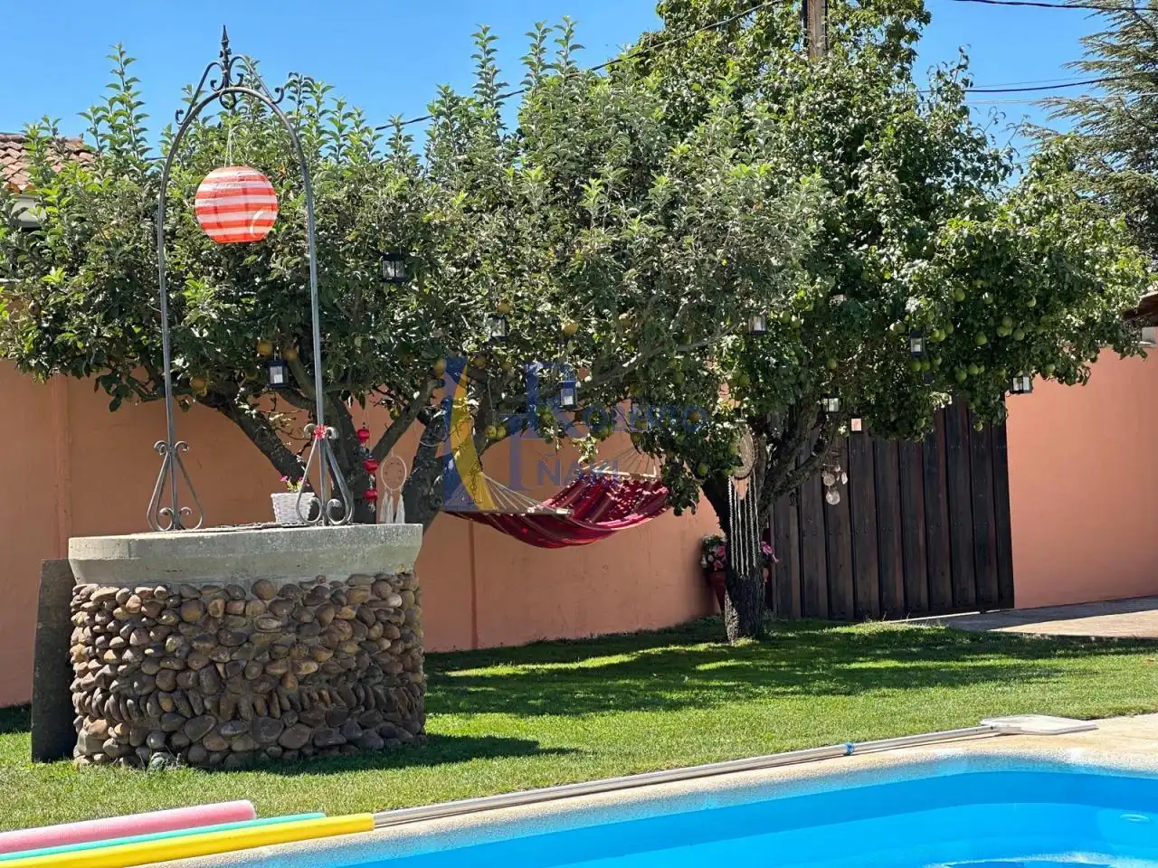 Jardín de Casa o chalet en venta en Cubillas de los Oteros con Calefacción, Jardín privado y Piscina