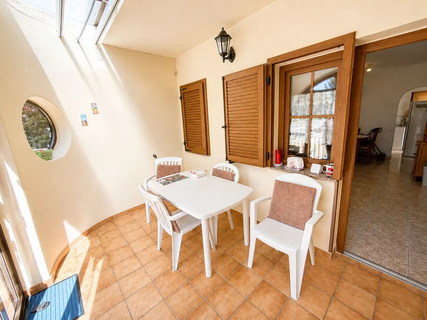 Terrace of Houses for sale in Calpe / Calp  with Air Conditioner, Heating and Private garden