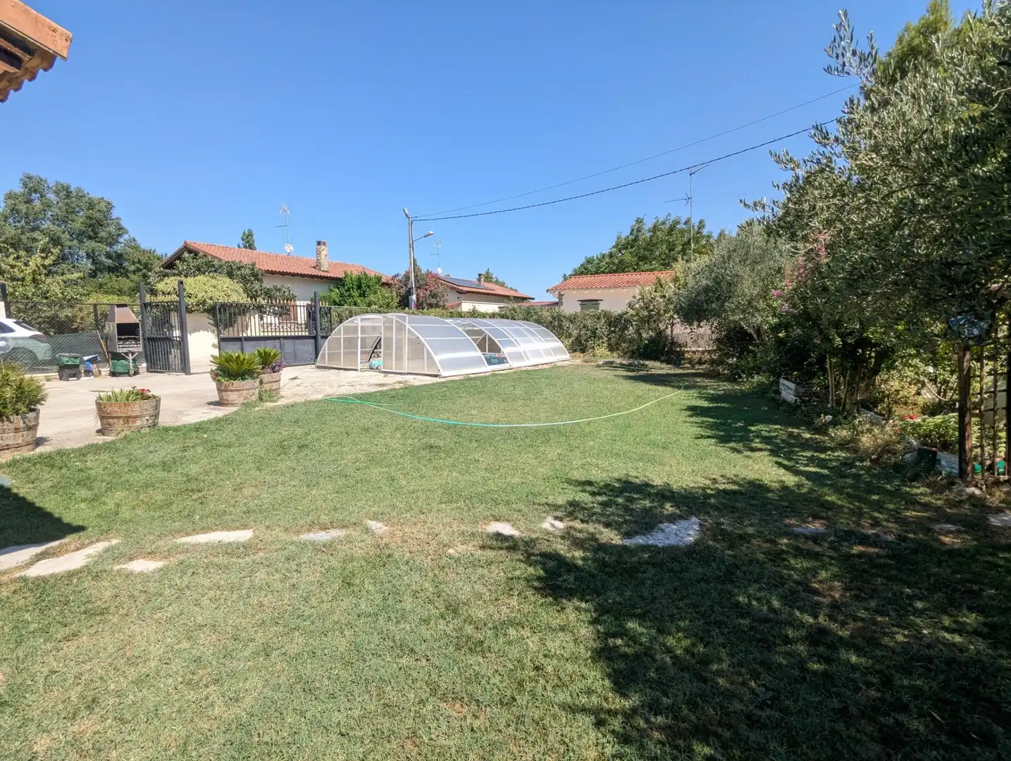 Jardín de Finca rústica en venta en Lerín con Jardín privado, Piscina y Amueblado