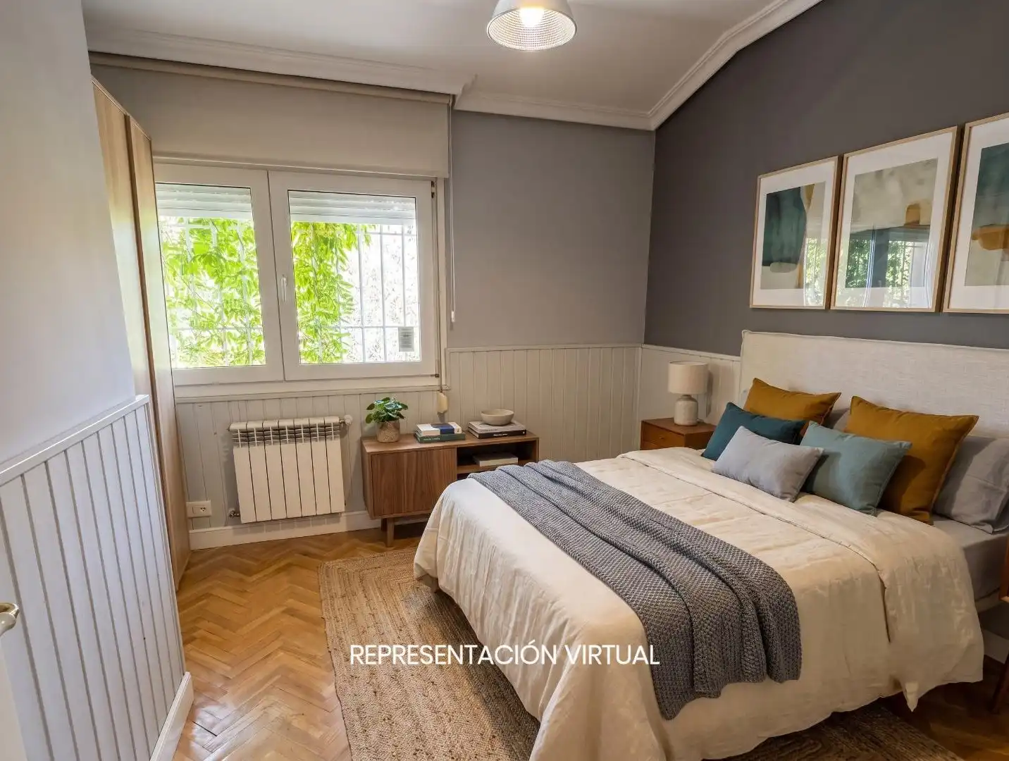 Bedroom of Detached homes for sale in Galapagar  with Air Conditioner, Heating and Private garden