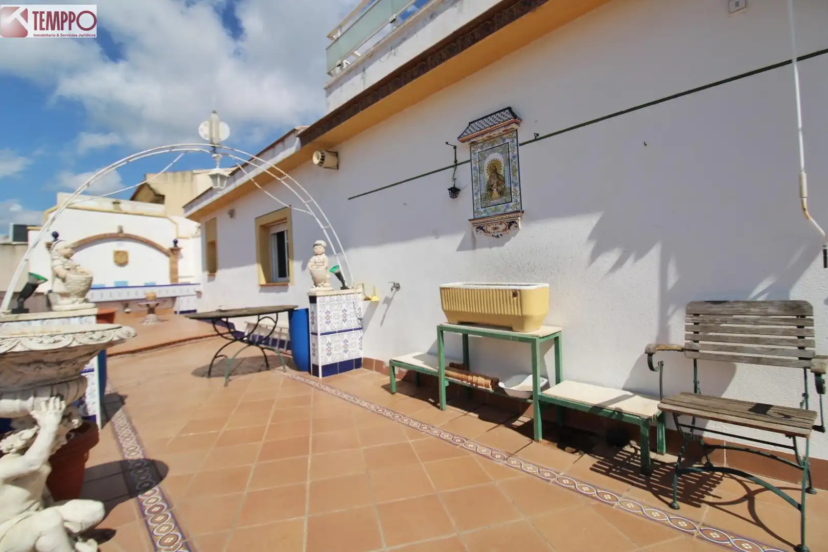 Terrasse von Dachboden zum Verkauf in El Vendrell mit Klimaanlage, Heizung und Terrasse