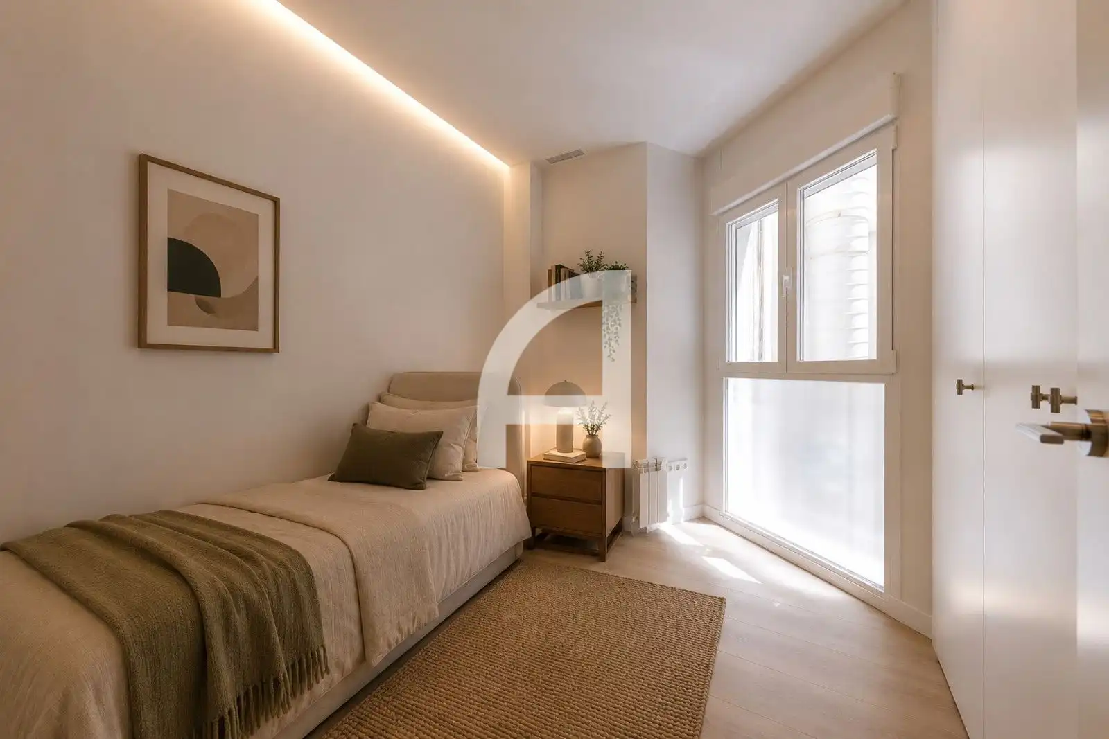 Schlafzimmer von Wohnung zum Verkauf in Madrid mit Klimaanlage, Heizung und Terrasse