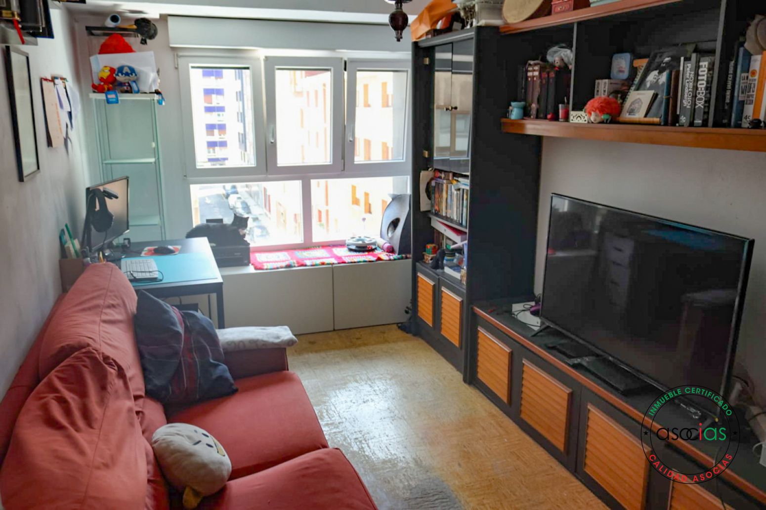 Sala de estar de Piso en venta en Gijón  con Calefacción y Parquet