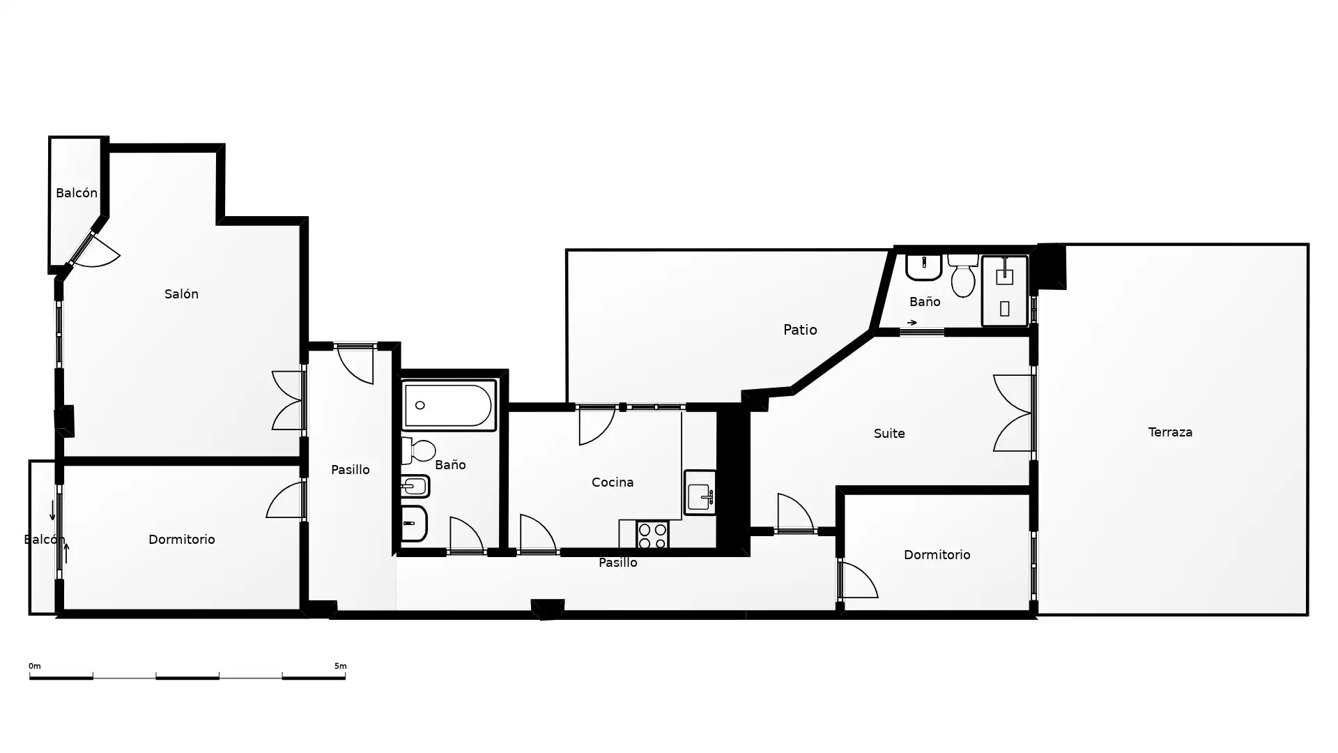 Piso en venta en Almansa con Calefacción, Parquet y Terraza