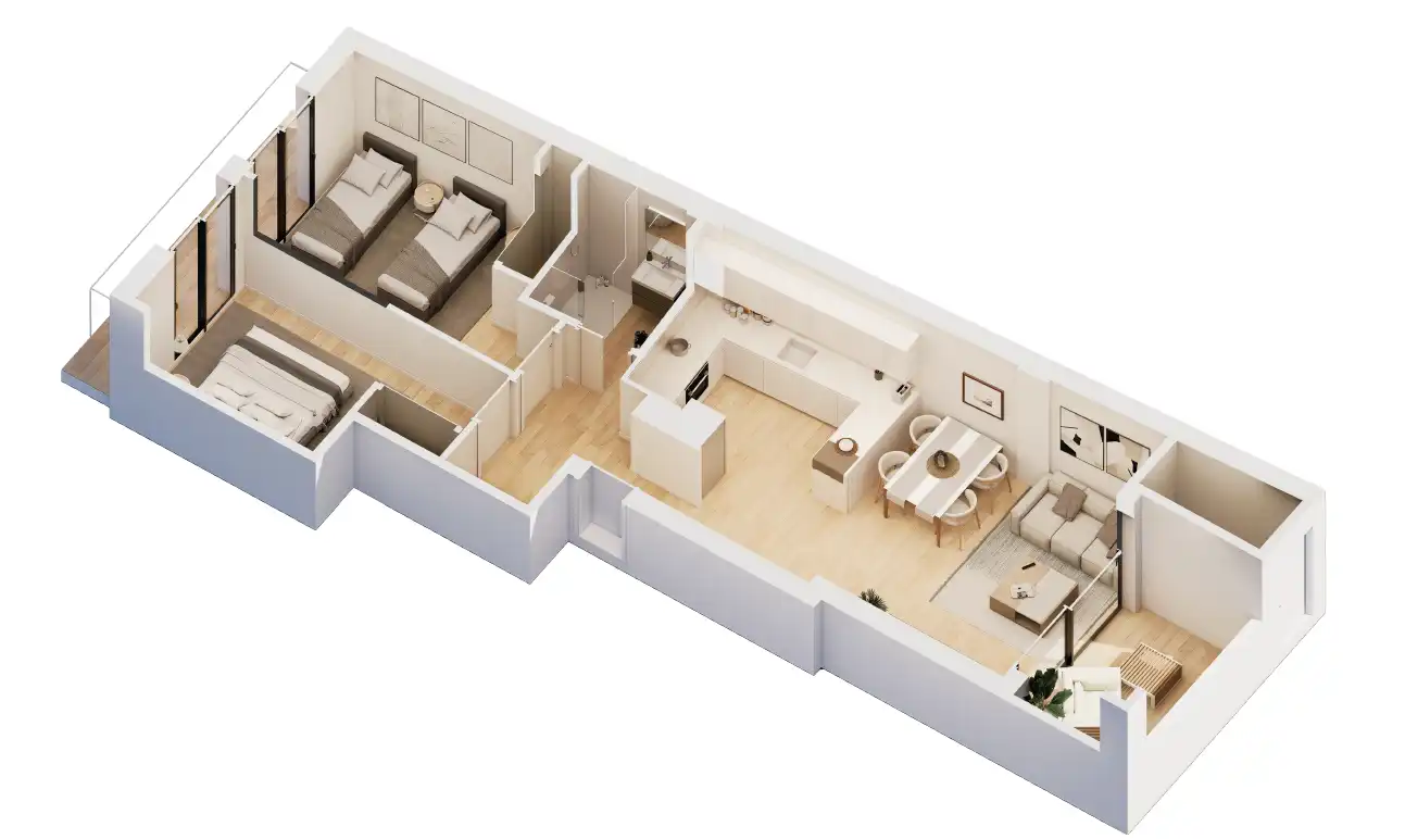 Flat with terrace for sale in Carrer Balmes 19, imagen 2