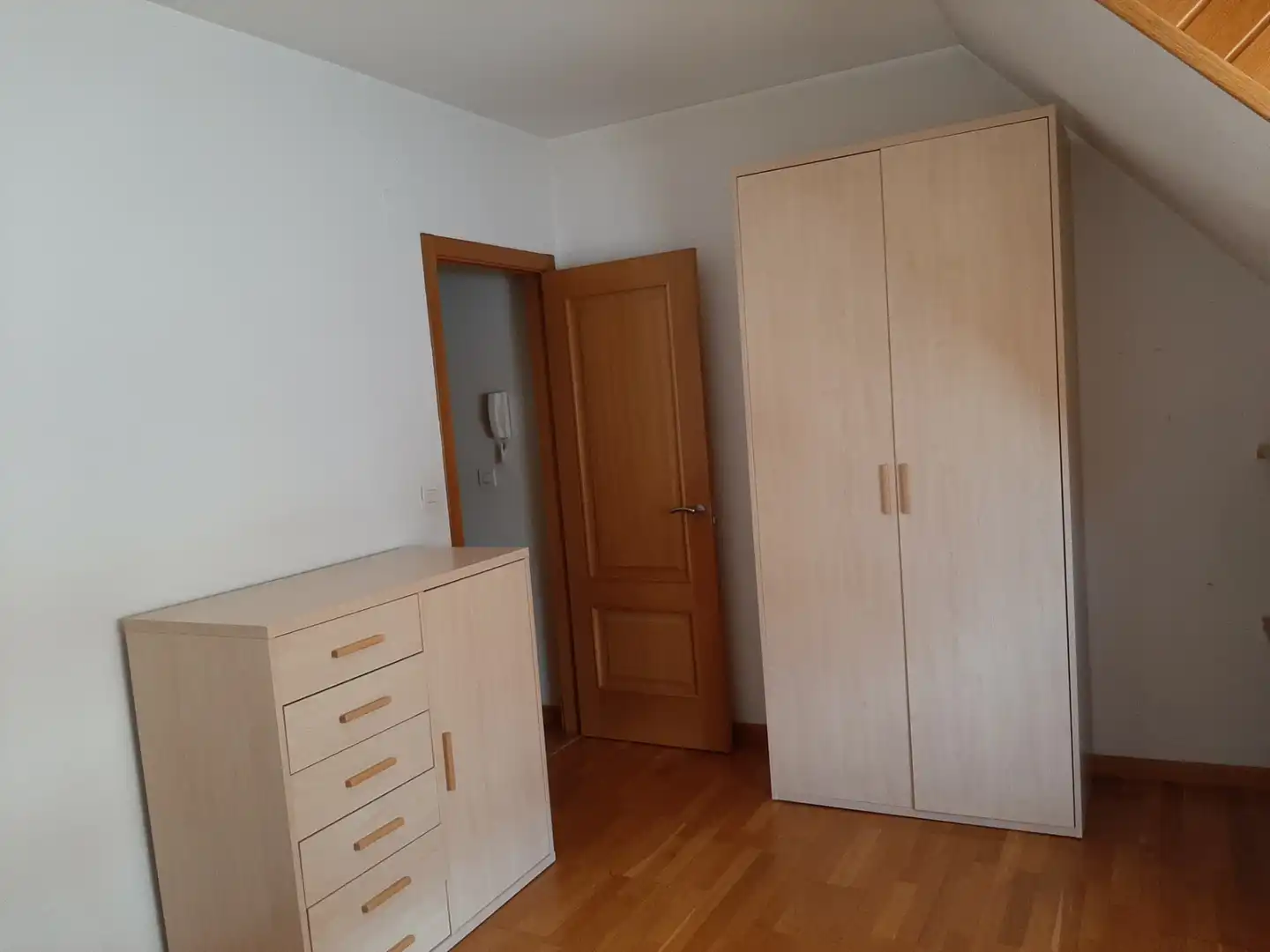 Bedroom of Duplexes for rent in Lugo  with Heating, Parquet flooring and Furnished