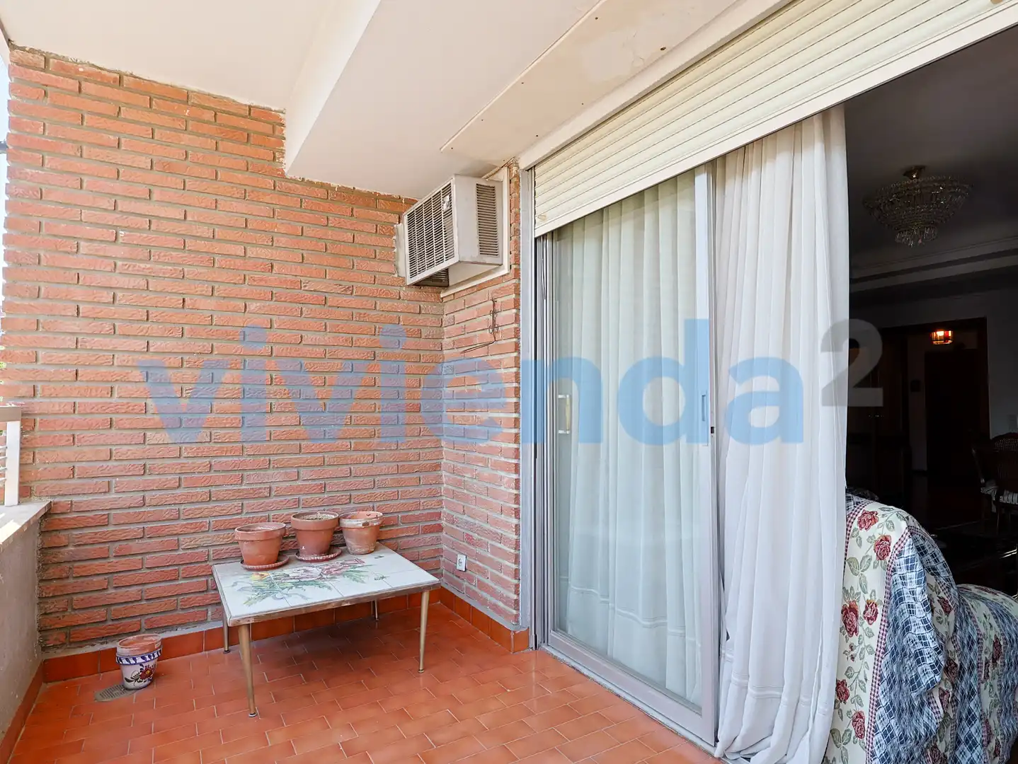 Balcony of Flat for sale in Madrid  with Heating, Terrace and Storage room