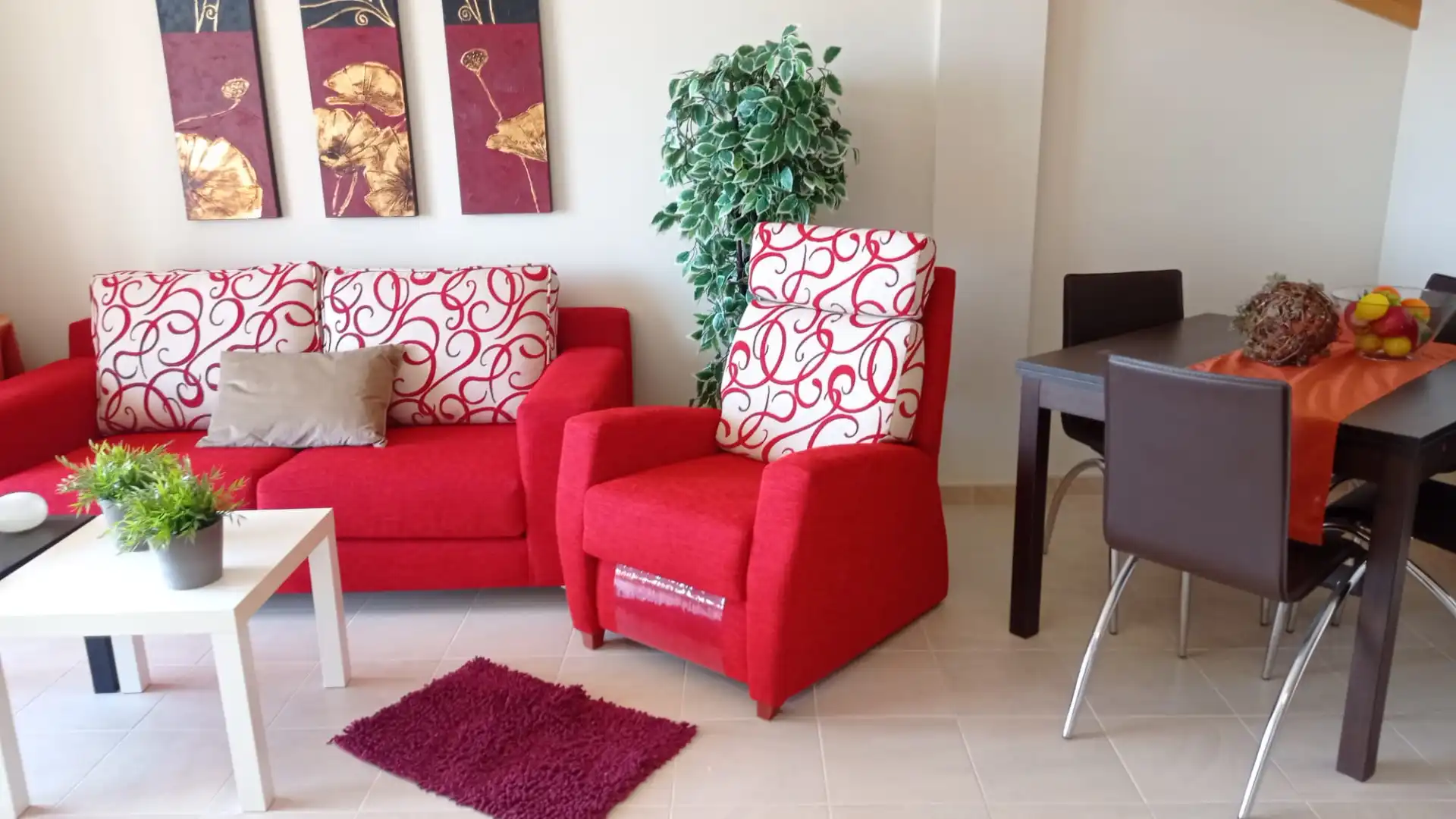 Living room of Duplexes for sale in Foz  with Terrace, Storage room and Furnished