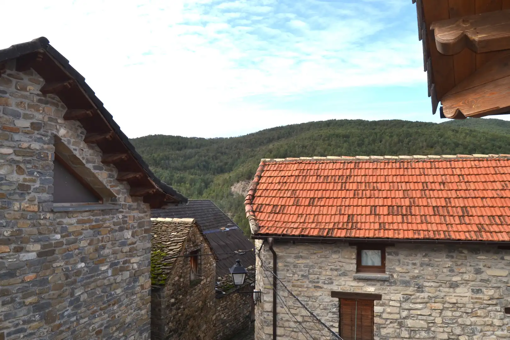 Vista exterior de Casa o chalet en venta en Aisa con Balcón
