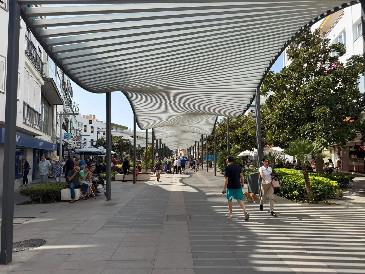 Außenansicht von Wohnung zur Miete in Torremolinos mit Klimaanlage, Terrasse und Möbliert