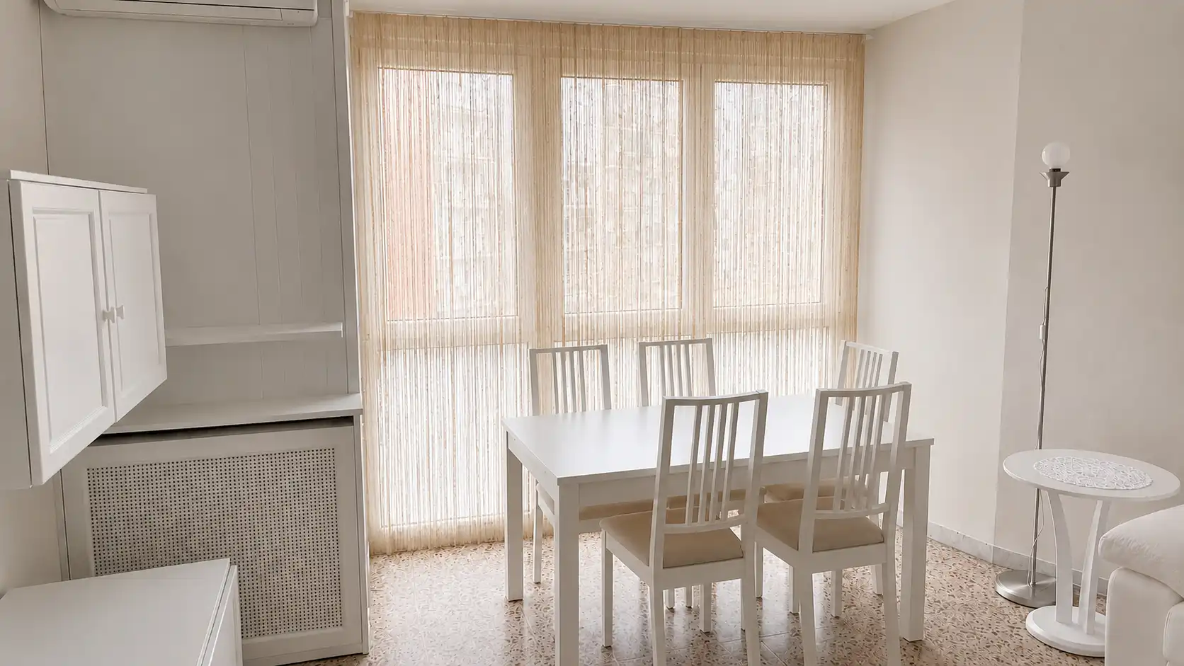 Dining room of Flat for sale in Lleida  with Air Conditioner, Heating and Furnished