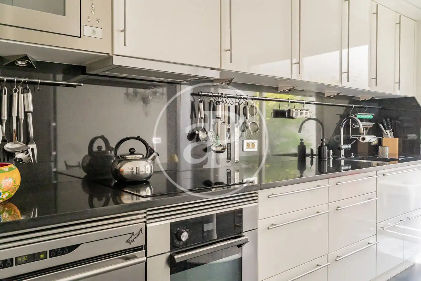 Kitchen of Houses for rent in Madrid  with Air Conditioner, Heating and Private garden