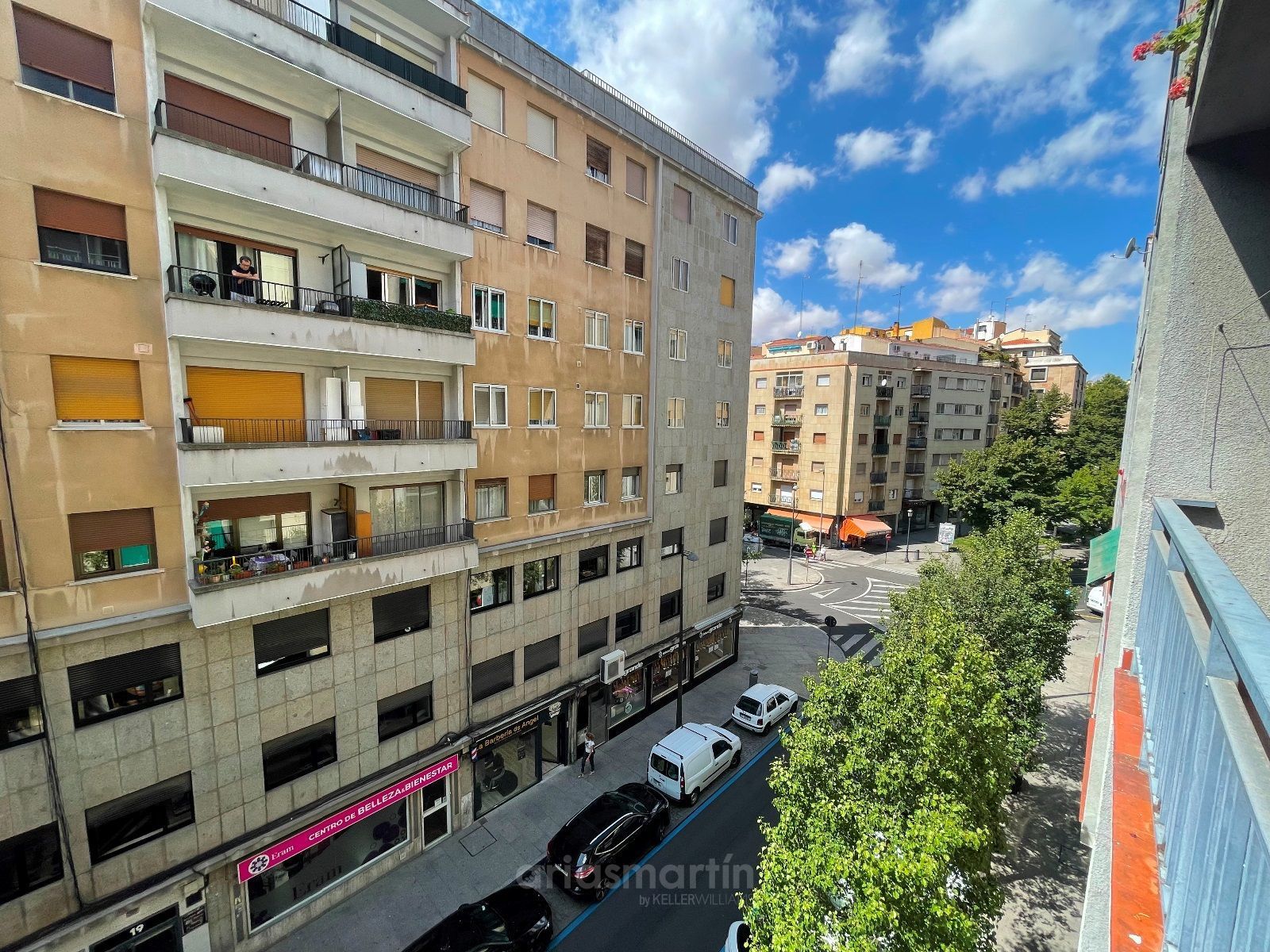 Vista exterior de Pis de lloguer en Salamanca Capital amb Calefacció, Terrassa i Moblat