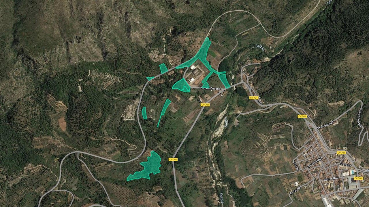 Terreno en venta en L'Orxa / Lorcha