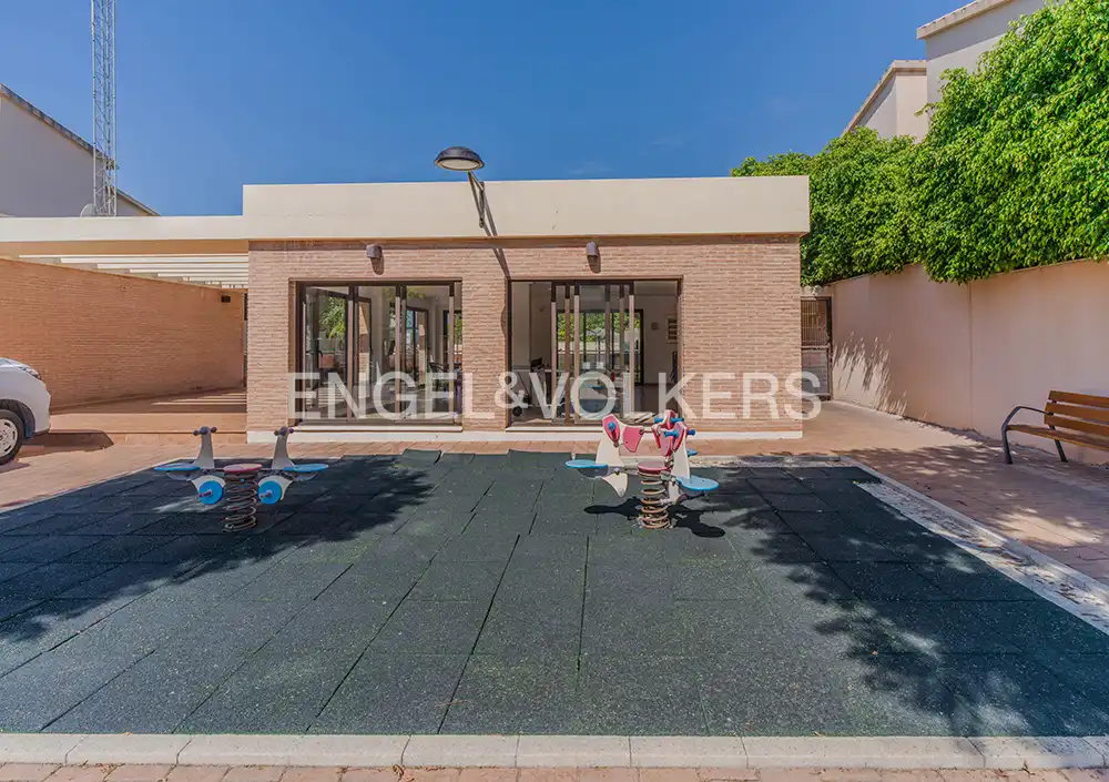 Terraza de Casa adosada en venta en Mutxamel con Aire acondicionado, Calefacción y Jardín privado