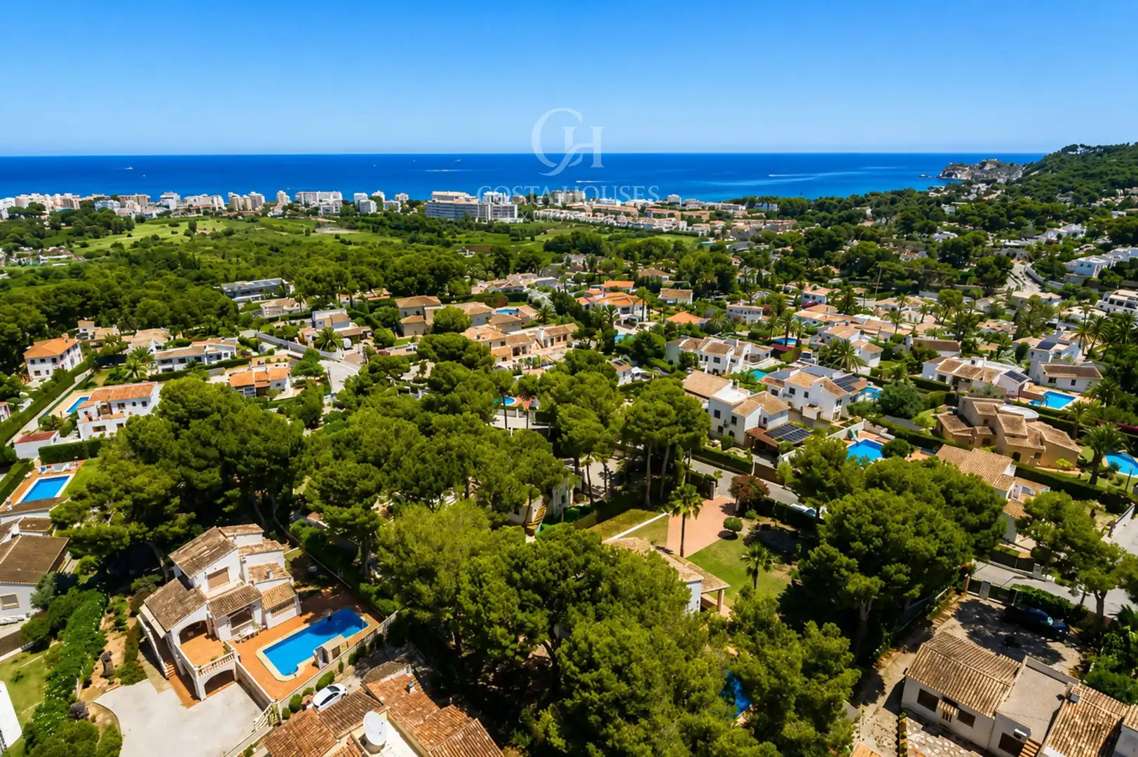 Vista exterior de Casa o xalet en venda en Jávea / Xàbia amb Calefacció, Jardí privat i Terrassa