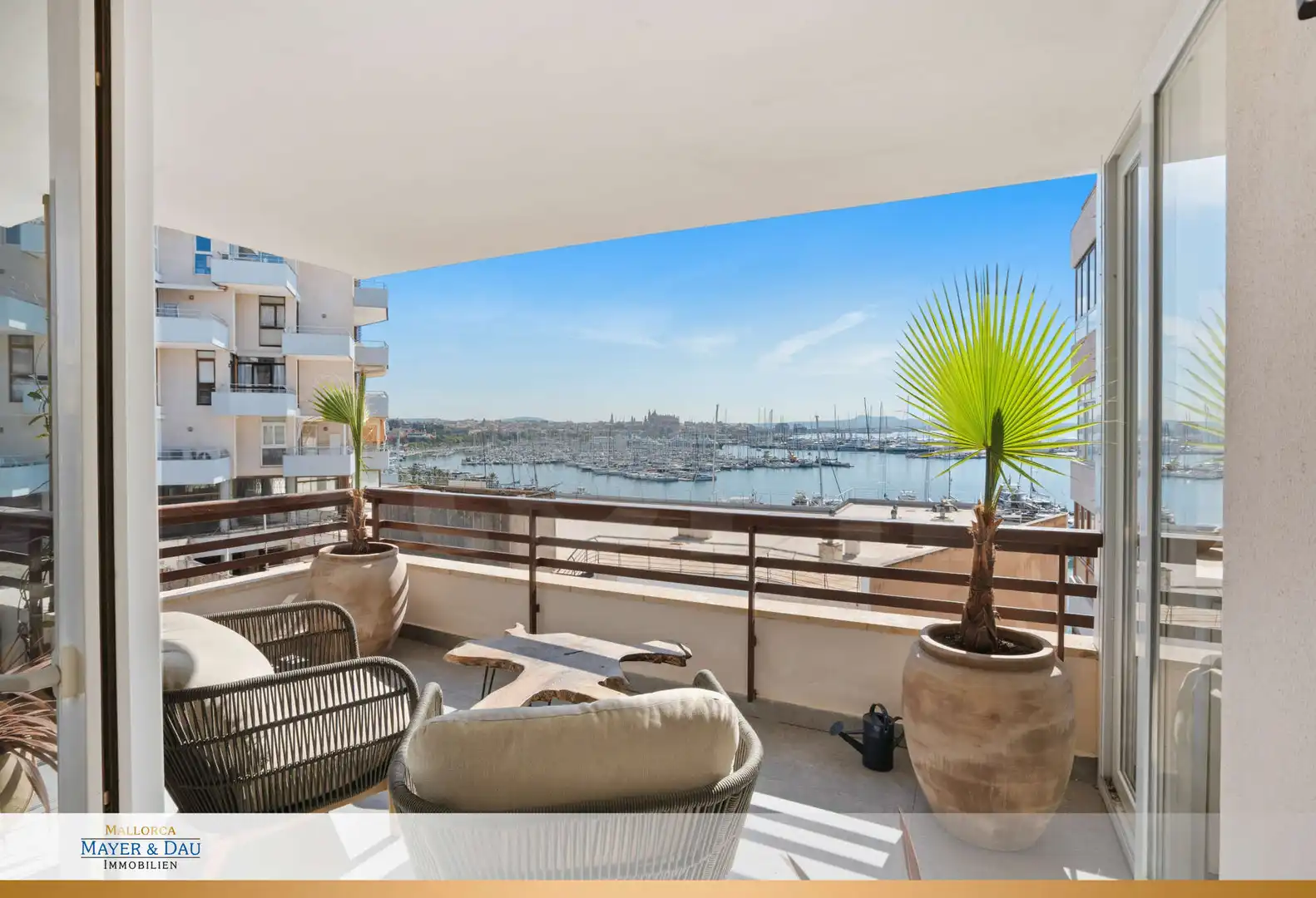 Terrace of Flat for sale in  Palma de Mallorca  with Air Conditioner, Terrace and Furnished