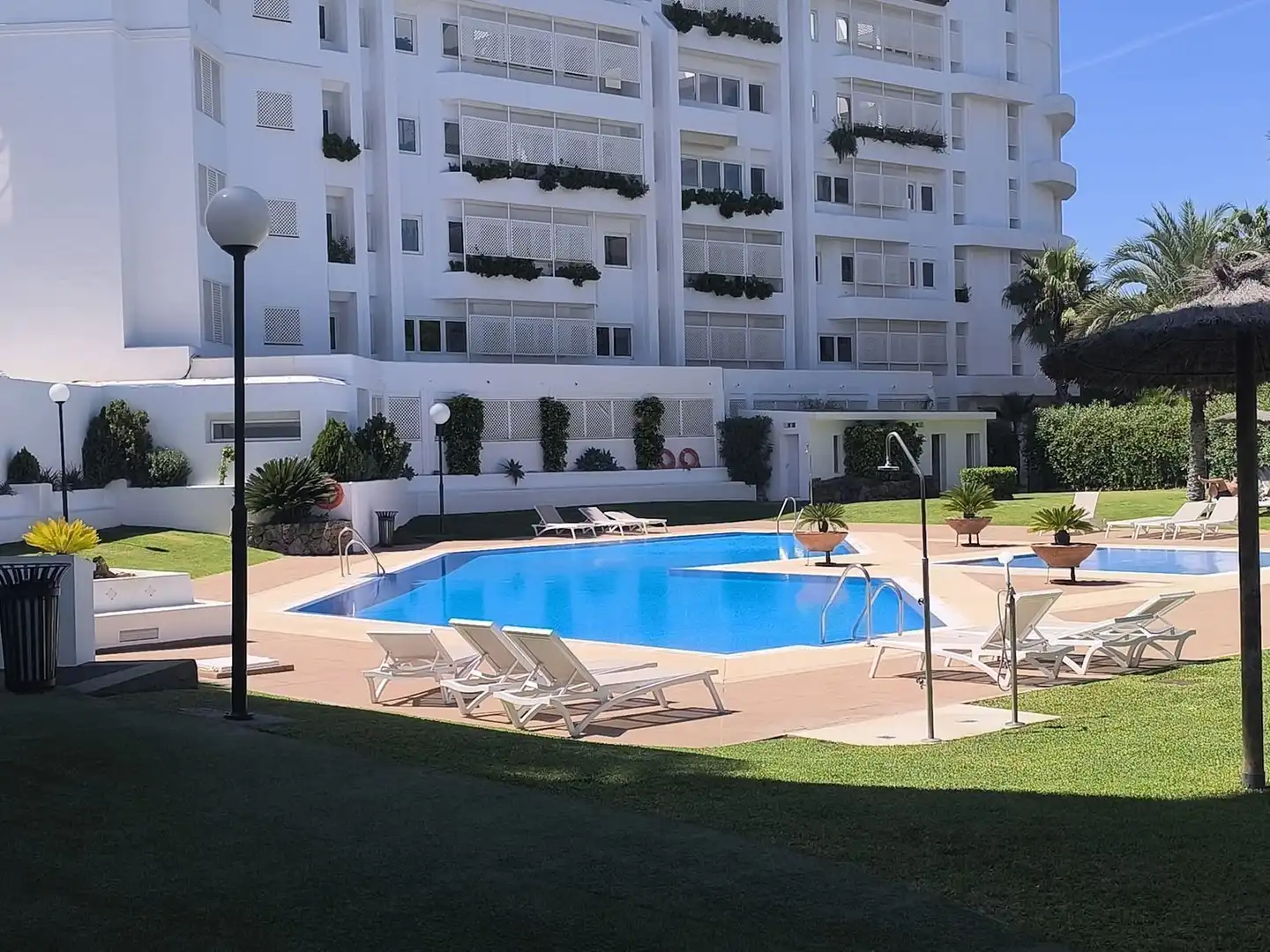 Swimming pool of Flat for rent in Marbella  with Private garden, Terrace and Storage room