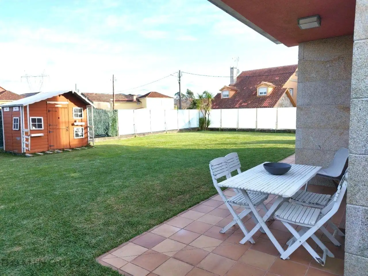 Jardí de Casa o xalet en venda en Pontevedra Capital  amb Calefacció, Jardí privat i Terrassa