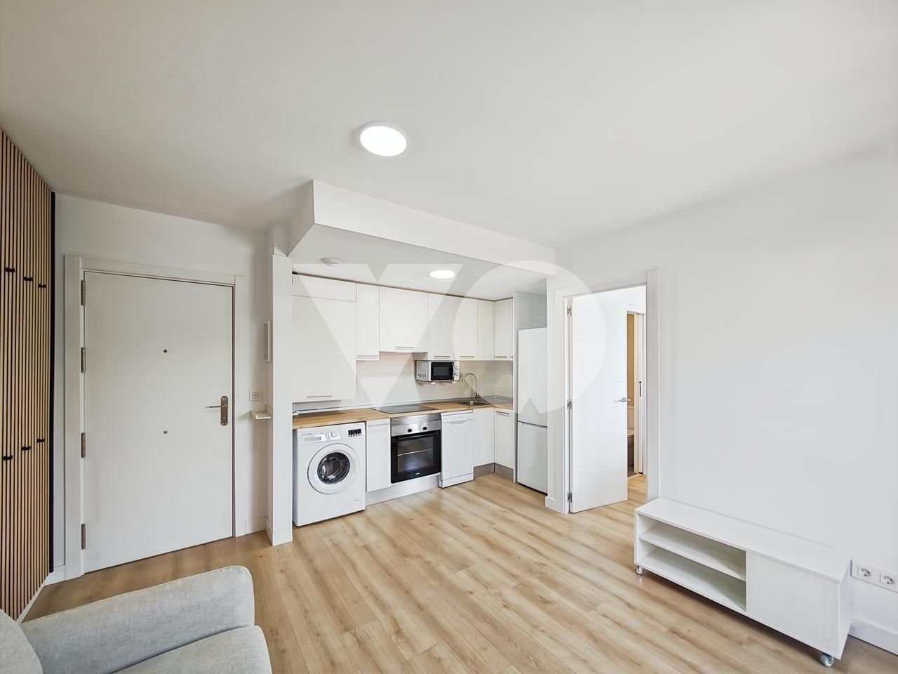Cuina de Apartament de lloguer en  Madrid Capital amb Aire condicionat, Calefacció i Terrassa