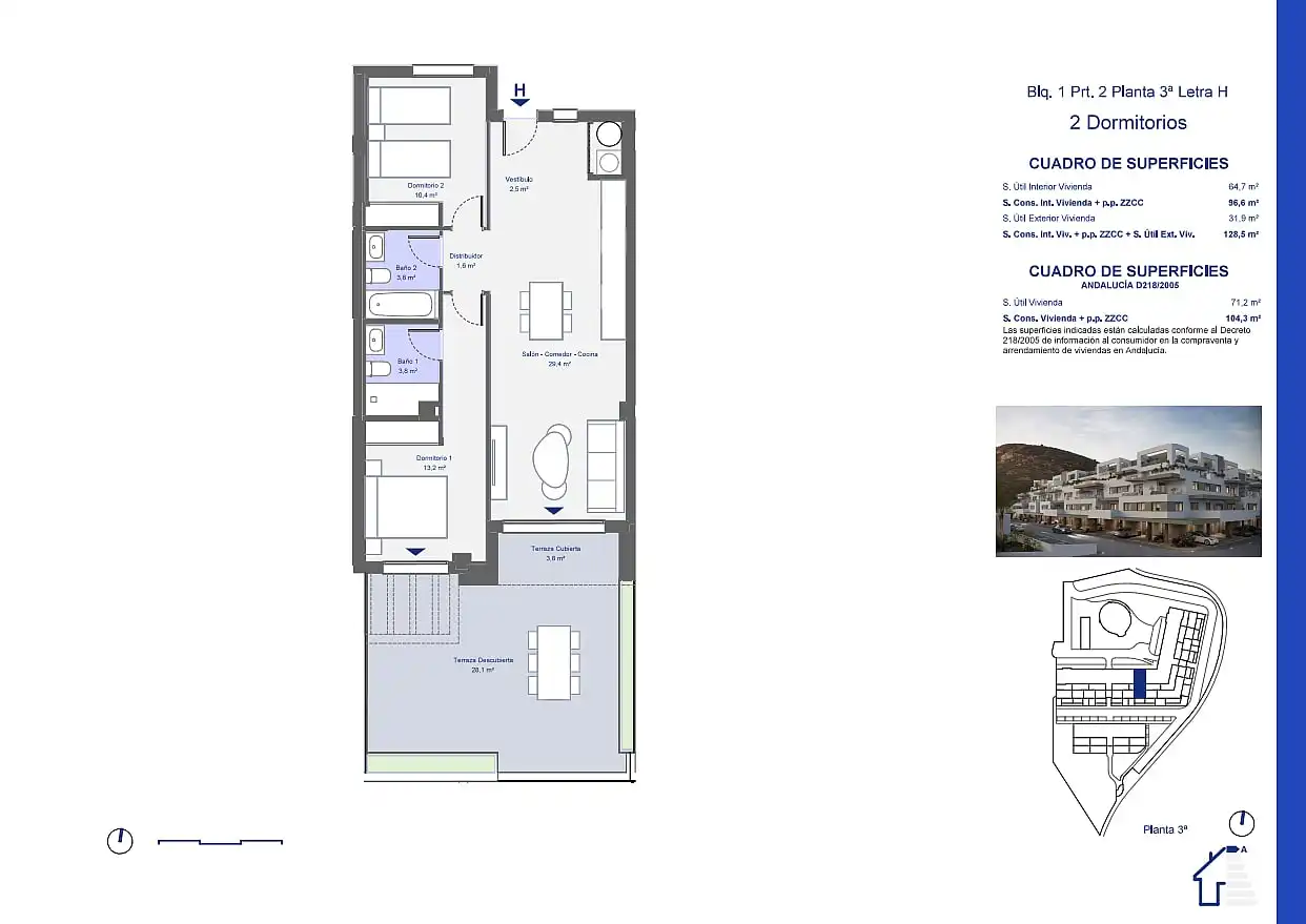 Mini appartamento con terrazza in vendita a San Juan de los Terreros, imagen 13