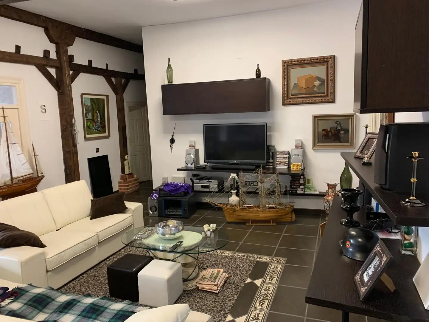 Sala de estar de Piso en venta en Medina de Rioseco con Calefacción, Amueblado y Horno
