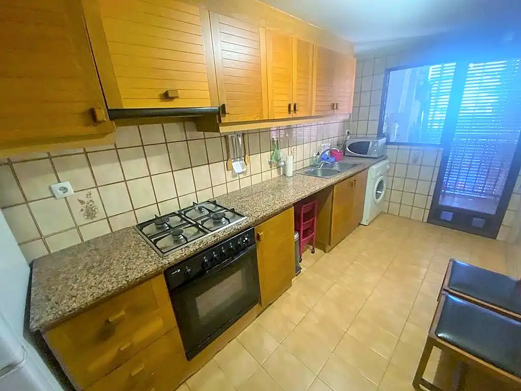 Cocina de Piso de alquiler en Valencia con Terraza, Amueblado y Balcón
