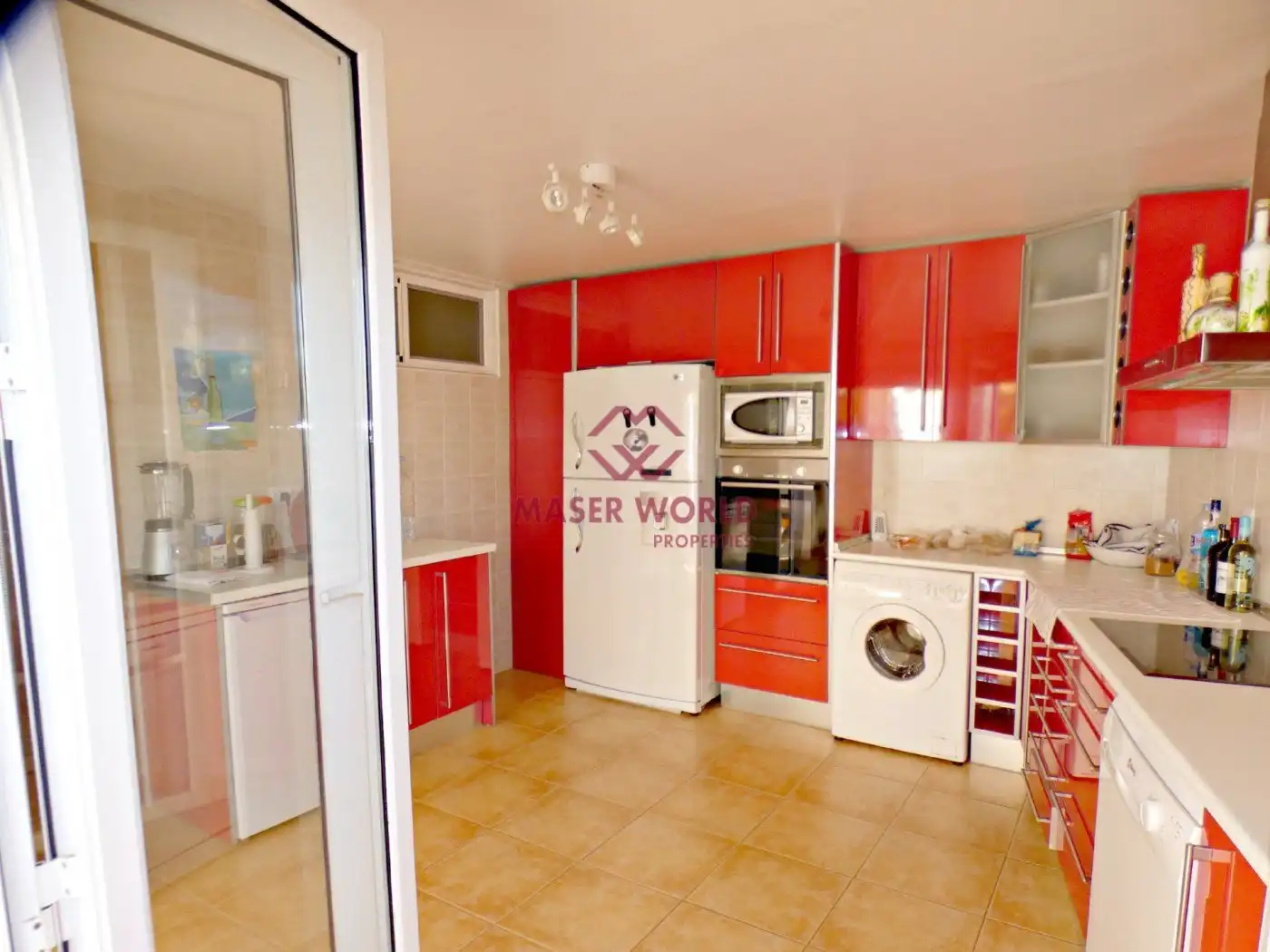 Cocina de Piso en venta en Cartagena con Aire acondicionado, Terraza y Amueblado