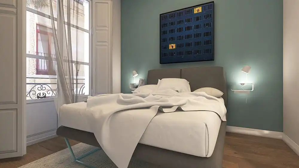 Bedroom of Flat for sale in Salamanca  with Air Conditioner, Heating and Balcony