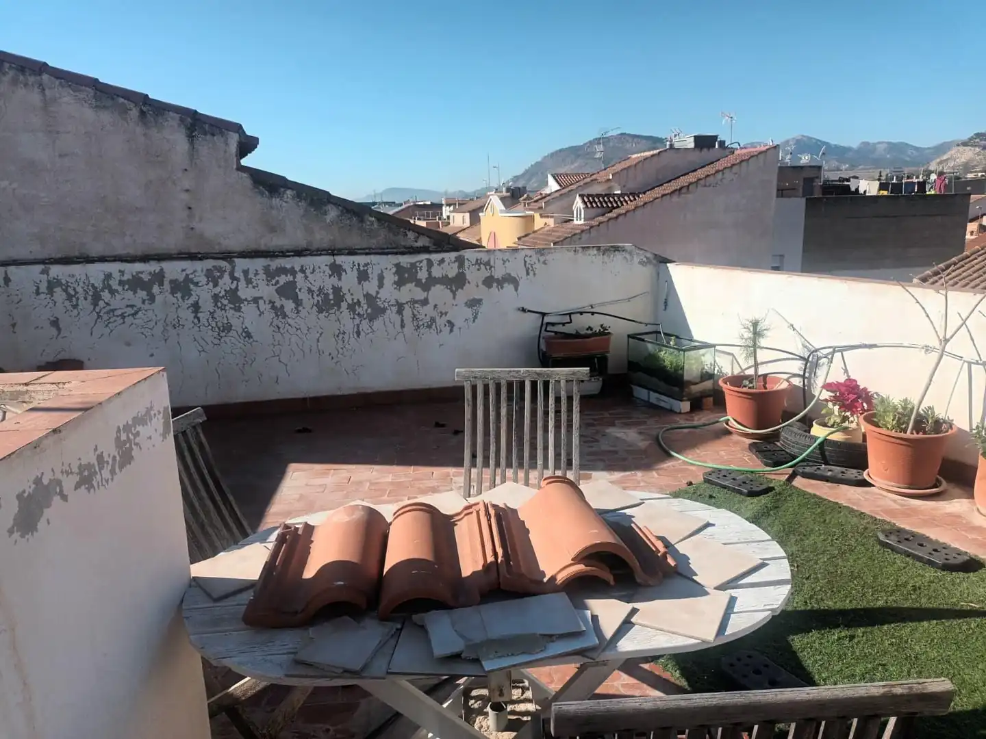 Terrasse von Dachboden zum Verkauf in Librilla mit Heizung, Terrasse und Balkon