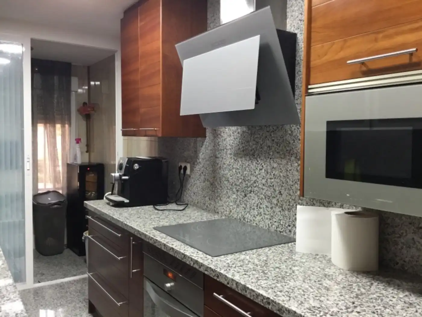 Kitchen of Flat for sale in Murcia  with Air Conditioner, Furnished and Balcony