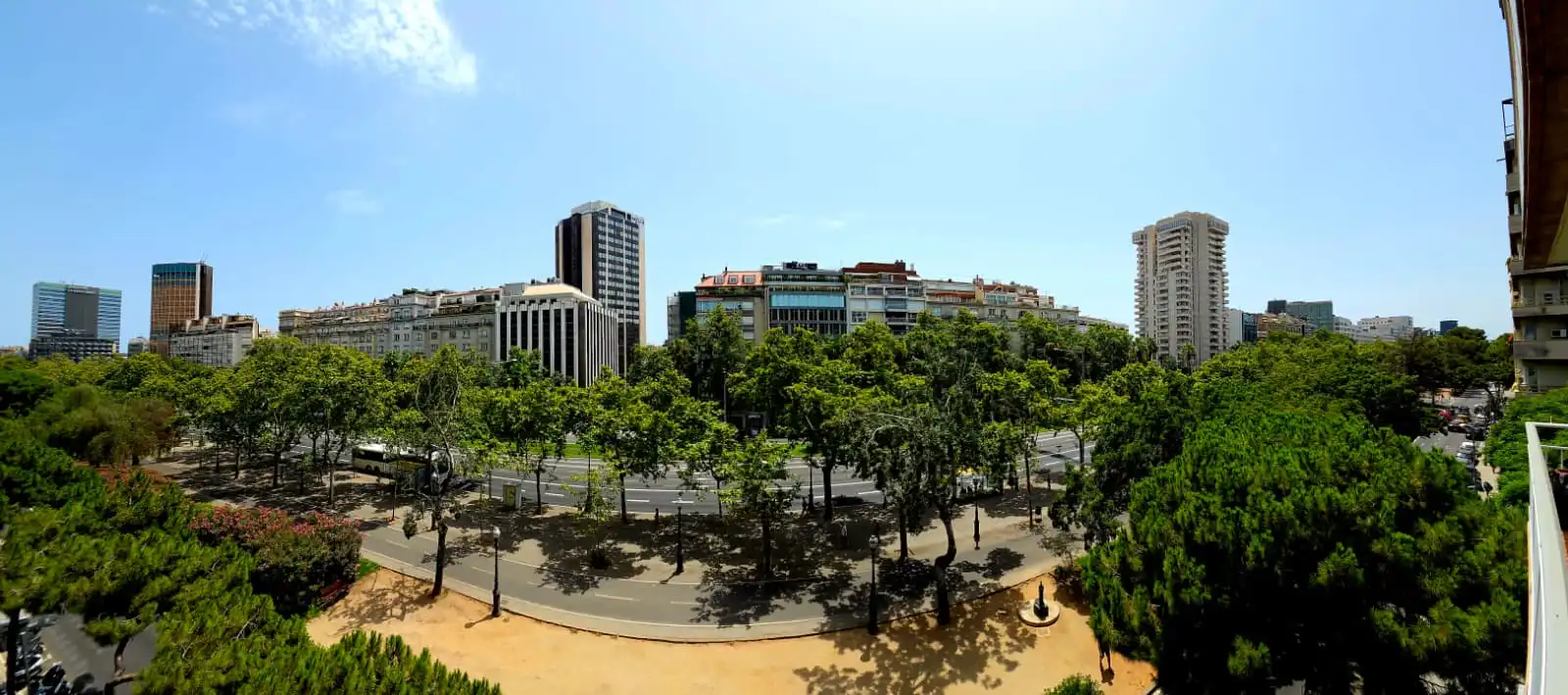 Exterior view of Flat for sale in Barcelona  with Air Conditioner, Heating and Parquet flooring