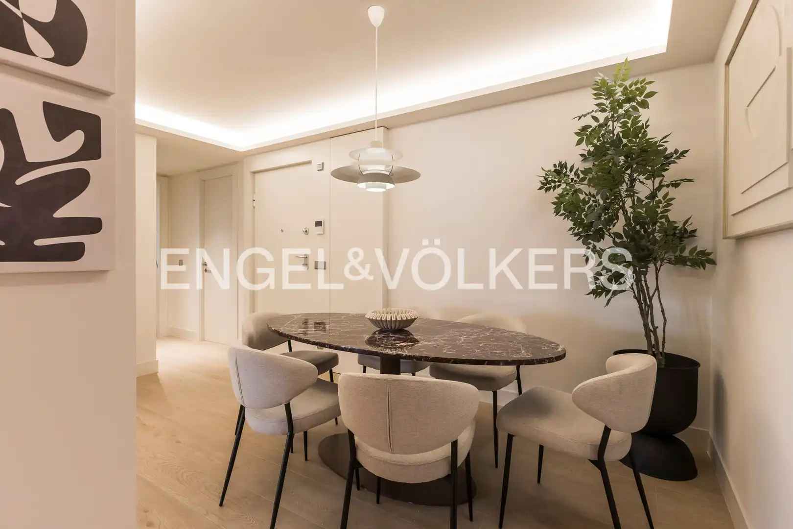 Esszimmer von Wohnung zur Miete in Madrid mit Klimaanlage, Heizung und Terrasse