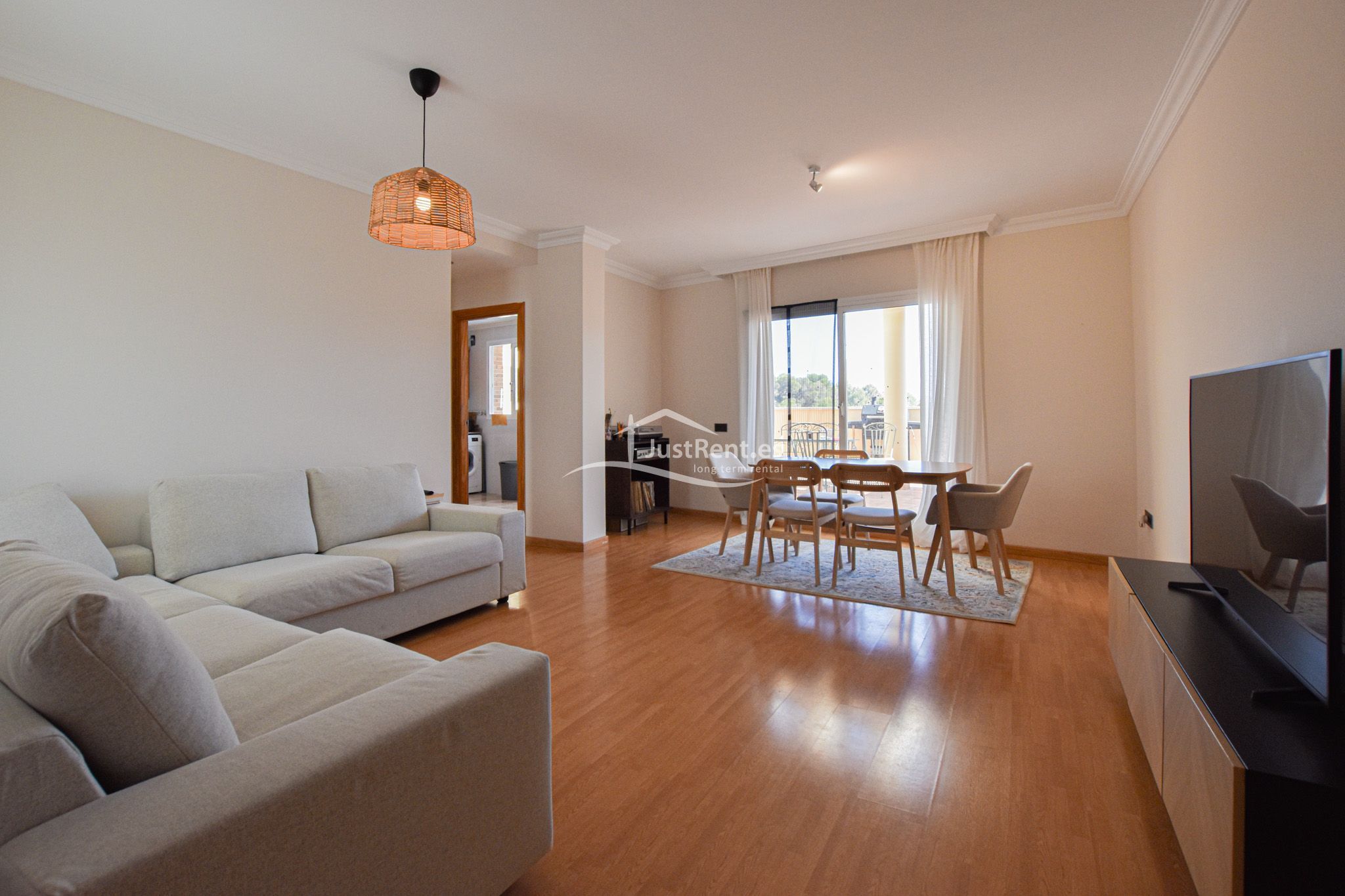 Living room of Attic to rent in Calpe / Calp  with Air Conditioner, Terrace and Storage room