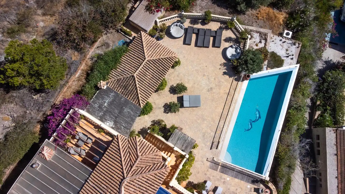 Schwimmbecken von Haus oder Chalet zum Verkauf in Almuñécar mit Klimaanlage, Privatgarten und Terrasse