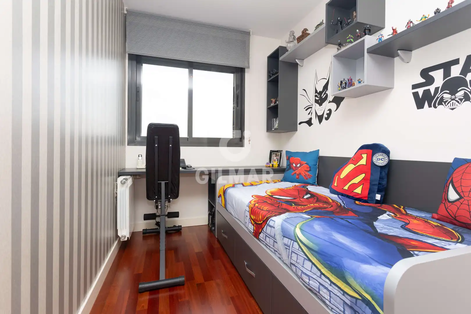 Bedroom of Flat for sale in Madrid  with Heating, Private garden and Storage room
