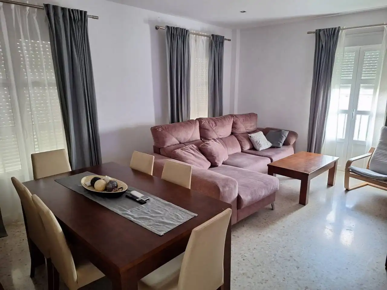 Sala de estar de Piso en venta en El Viso del Alcor con Aire acondicionado, Terraza y Amueblado