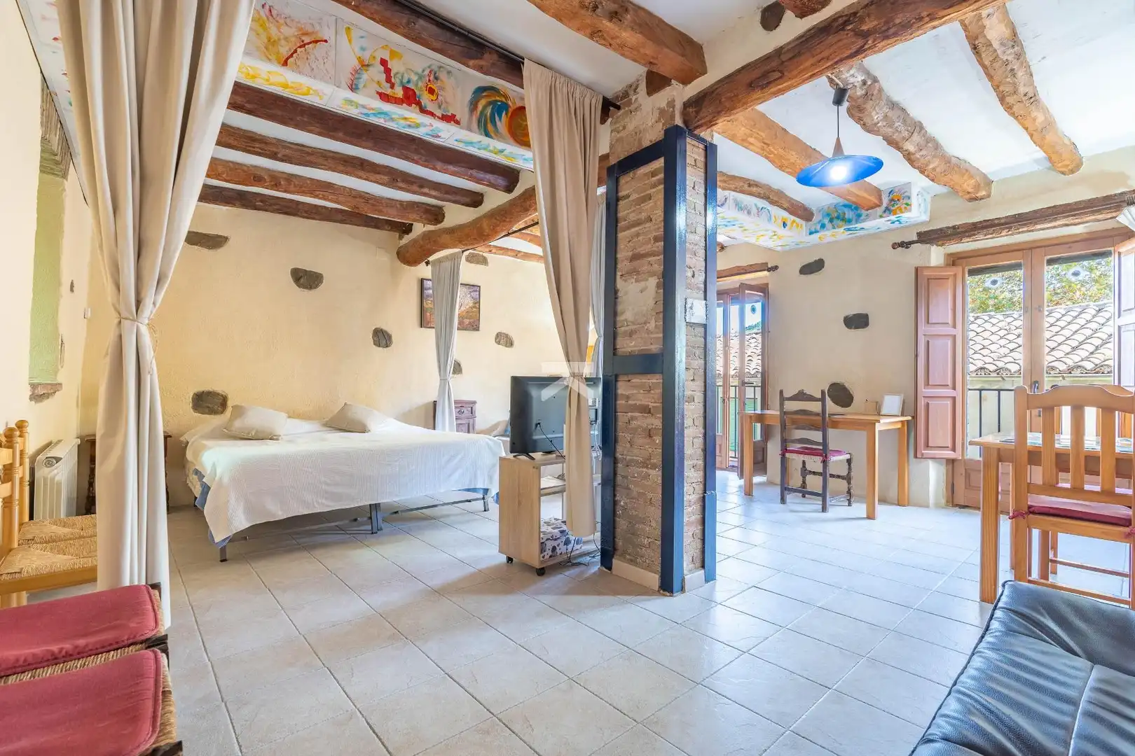 Bedroom of Houses for sale in Torroja del Priorat  with Heating, Terrace and Furnished