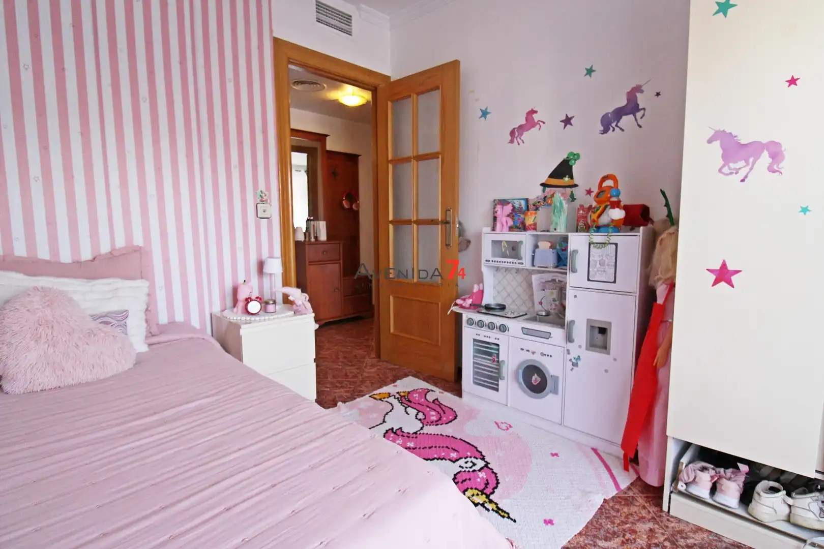 Bedroom of Flat for sale in Lorca  with Air Conditioner, Storage room and Furnished