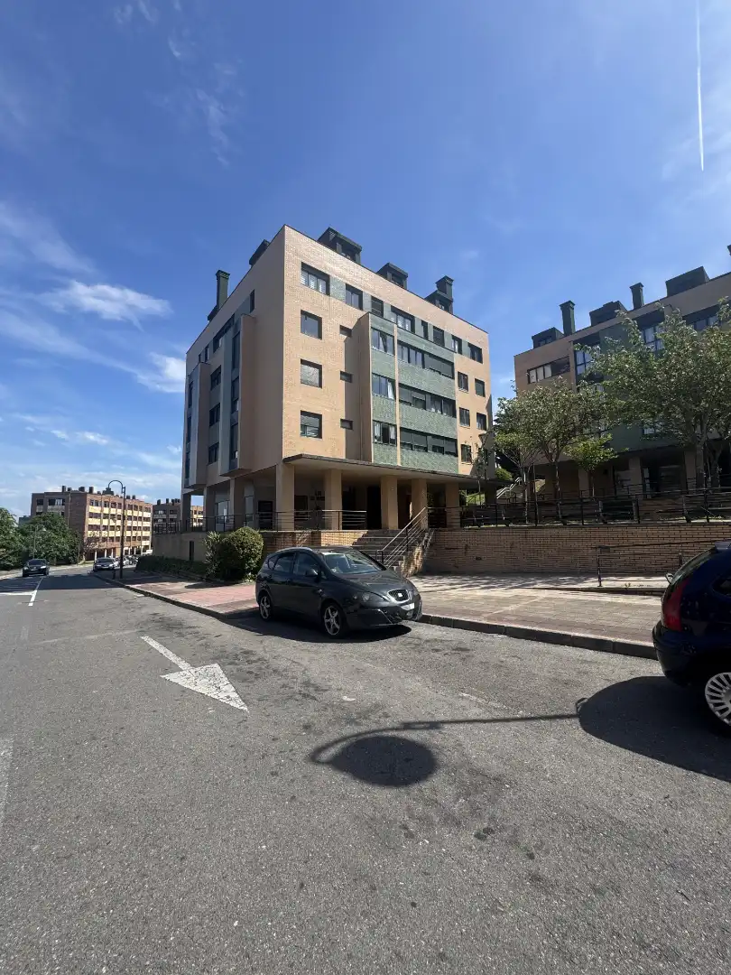 Vista exterior de Pis en venda en Avilés amb Calefacció, Parquet i Terrassa