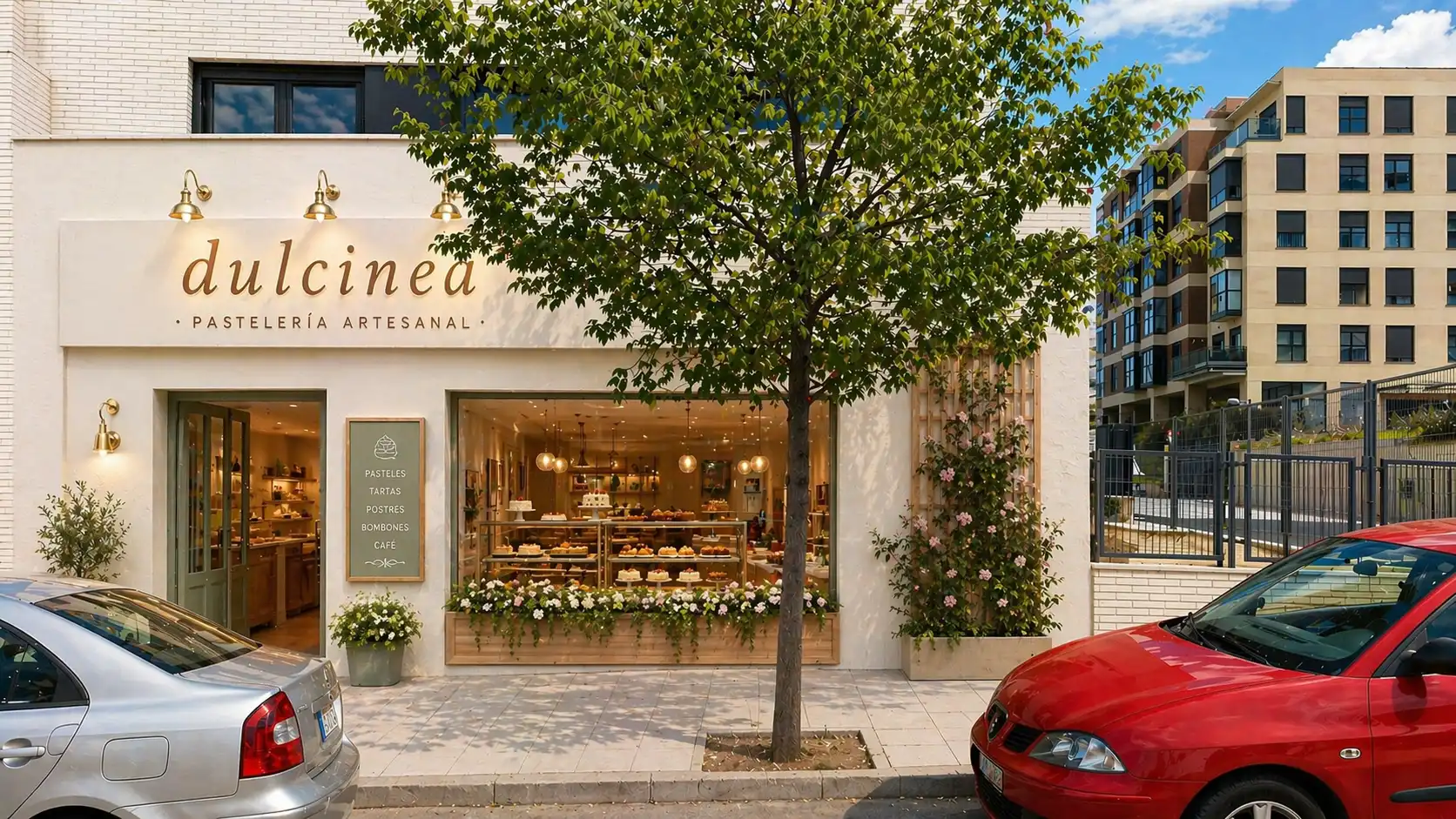 Vista exterior de Local de lloguer en Madrid amb Terrassa