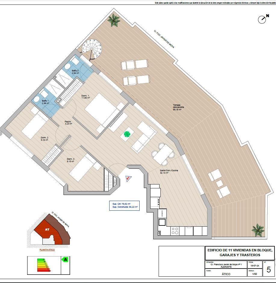 Attic for sale in  Albacete Capital  with Air Conditioner, Heating and Terrace