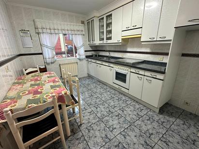 Kitchen of Flat for sale in Gijón   with Heating, Furnished and Oven