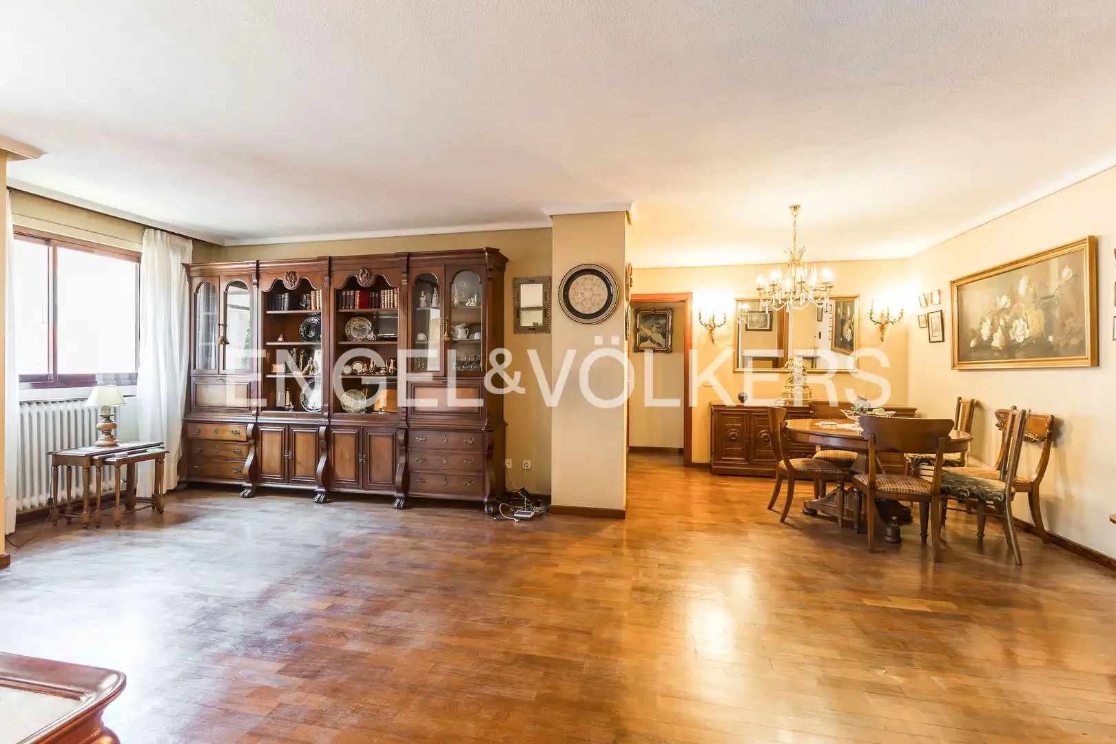 Esszimmer von Wohnung zum Verkauf in Madrid mit Heizung, Parkett und Abstellraum