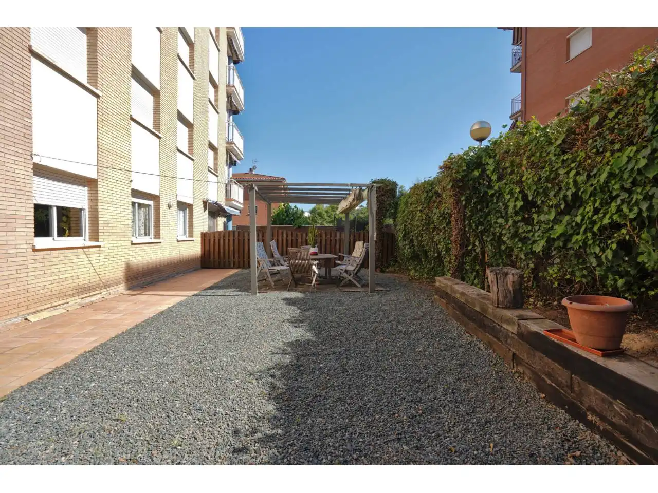 Terrace of Flat for sale in Polinyà  with Heating, Private garden and Parquet flooring