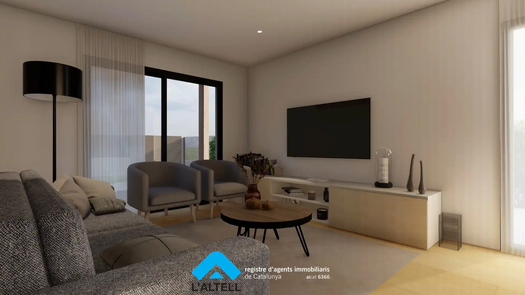 Sala d'estar de Casa o xalet en venda en L'Ametlla del Vallès amb Aire condicionat, Calefacció i Jardí privat